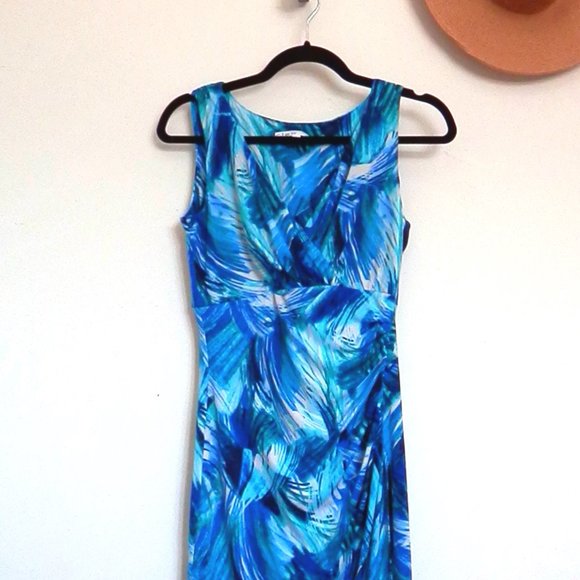 cleo Dresses & Skirts - ❤ Cute Summer Sleeveless Faux Wrap Dress Size 2